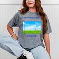 Out Standing In Her Field Graduation Tee Mineral Wash Tshirts Mineral Gray