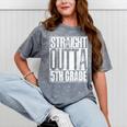Straight Outta 5th Grade Shirt Graduation 2017 Mineral Wash Tshirts Mineral Gray