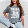 Straight Outta Law School Shirt Lawyer Graduation Mineral Wash Tshirts Mineral Gray