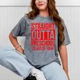 Straight Outta Preschool Graduation Class Of 2018 Mineral Wash Tshirts Mineral Gray