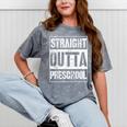 Straight Outta Preschool Shirt Great Pre-K Graduation Mineral Wash Tshirts Mineral Gray