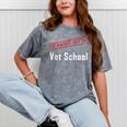 Straight Outta Vet School Graduation Veternarians I Survived Mineral Wash Tshirts Mineral Gray