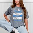 Super Proud Grandparent Of 2025 Graduate Graduation Family Mineral Wash Tshirts Mineral Gray