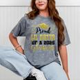 Super Proud Little Sister Of 2025 Graduate Graduation Family Mineral Wash Tshirts Mineral Gray