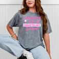 I Survived Cosmetology School Graduation Cosmetology Grad Mineral Wash Tshirts Mineral Gray