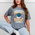 i Survived My Daughters Bachelor's Degree Graduation Gifts Mineral Wash Tshirts Mineral Gray