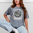 I Survived Lawn Darts Classic Yard Nostalgia Game Fun Mineral Wash Tshirts Mineral Gray