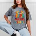 I Survived Nursing School Class Of 2025 Proud Graduation Mineral Wash Tshirts Mineral Gray