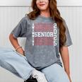 Swimming Senior Night Swimming Senior 2025 Graduation 40 Mineral Wash Tshirts Mineral Gray