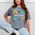 Throwback Thursday Never Forget Nostalgia 80's Retro Premium Tri-Blend T-Shirt Mineral Wash Tshirts Mineral Gray