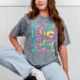 Tie Dye Happy Last Day Of School Graduation Teacher Student Mineral Wash Tshirts Mineral Gray