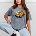 Timid Turtle Cute Introvert Misanthropic Antisocial Mineral Wash Tshirts Mineral Gray