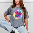 Totally 80's Tie Dye Retro Vibes 1980s Style Nostalgia Mineral Wash Tshirts Mineral Gray