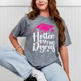 Two Degrees Hotter Graduation 2025 Diploma College Masters Mineral Wash Tshirts Mineral Gray