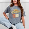 Vintage 1969 Retro Era Badge For Nostalgia Fans Mineral Wash Tshirts Mineral Gray Vintage 1969 Retro Era Badge For Nostalgia Fans Mineral Wash Tshirts Mineral Gray