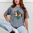 Vintage Carousel Horse Merry Go Round Nostalgia Art Premium Mineral Wash Tshirts Mineral Gray