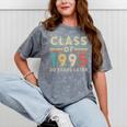Vintage Class Of 1995 30th Reunion Alumni Graduation Party Mineral Wash Tshirts Mineral Gray