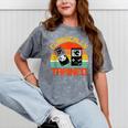 Vintage Retro Classically Trained Video Game 90s Nostalgia Mineral Wash Tshirts Mineral Gray
