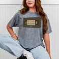 Vintage VHS Tape Humor Retro Nostalgia Graphic Premium Mineral Wash Tshirts Mineral Gray