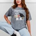 I Worked Hard For This BS Men Women Graduation Premium Tri-Blend Mineral Wash Tshirts Mineral Gray