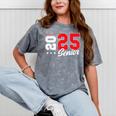 Wrestling Senior Night Wrestling Senior 2025 Graduation 75 Mineral Wash Tshirts Mineral Gray