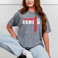 Wrestling Senior Night Wrestling Senior 2026 Graduation 13 Mineral Wash Tshirts Mineral Gray