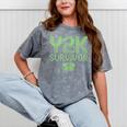 Y2K Survivor 2000s Nostalgia Retro Vintage Nostalgic Mineral Wash Tshirts Mineral Gray Y2K Survivor 2000s Nostalgia Retro Vintage Nostalgic Mineral Wash Tshirts Mineral Gray