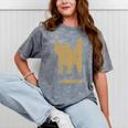 Yk2 Cat With Tomboy Tail 90s Nostalgia Downtown Indie Premium Tri-Blend Mineral Wash Tshirts Mineral Gray