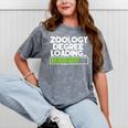 Zoology Degree Loading Zoologist Graduation Student Tee Mineral Wash Tshirts Mineral Gray