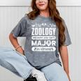 Zoology Major Graduation Zoology Quote Mineral Wash Tshirts Mineral Gray