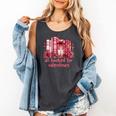 All Booked For Valentines Coquette Bow Book Lover Bookworm Comfort Colors Tank Top Pepper
