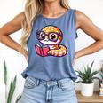 Adorable Book Lover Rattlesnake With Reading Glasses Cute Comfort Colors Tank Top Blue Jean Adorable Book Lover Rattlesnake With Reading Glasses Cute Comfort Colors Tank Top Blue Jean