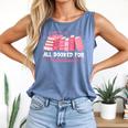 All Booked For Valentines Couple Bookworms Valentine’s Day Comfort Colors Tank Top Blue Jean