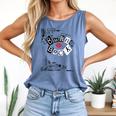 Mean Girls Burn Book Cover Art Comfort Colors Tank Top Blue Jean