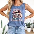 Readsalotl Axolotl Reading Books Glasses Bookworm Pun Fun Comfort Colors Tank Top Blue Jean Readsalotl Axolotl Reading Books Glasses Bookworm Pun Fun Comfort Colors Tank Top Blue Jean