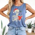 Skeleton Reading Book Christmas Teacher Librarian Book Lover Comfort Colors Tank Top Blue Jean Skeleton Reading Book Christmas Teacher Librarian Book Lover Comfort Colors Tank Top Blue Jean