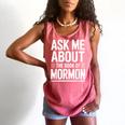 Ask Me About The Book Of Mormon Comfort Colors Tank Top Watermelon