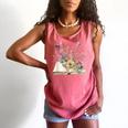 Book Flowers And Butterfly Beautiful Reading Reader Graphic Comfort Colors Tank Top Watermelon