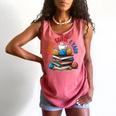 “Books Coffee & Yarn Enthusiast Cozy Reader Comfort Colors Tank Top Watermelon
