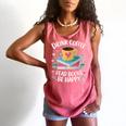 Bookworm Tees Drink Coffee Read Books Be Happy Comfort Colors Tank Top Watermelon