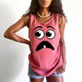 Creepy Face Carrot Halloween Book Character Costume Comfort Colors Tank Top Watermelon