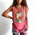 Cute Hedgehog Book Nerd Comfort Colors Tank Top Watermelon