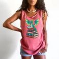 Dragon Reading Books Fantasy Lovers Mythical Creatures Comfort Colors Tank Top Watermelon