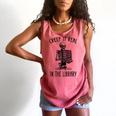 Halloween Skeleton Pun Book Lover Library Joke Comfort Colors Tank Top Watermelon
