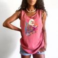 Kawaii Eagle Reads Book Reading Library Book Bookworm Comfort Colors Tank Top Watermelon