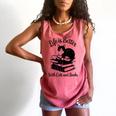 Life Is Better With Cats & Books Tuxedo Cat Mom Women Comfort Colors Tank Top Watermelon