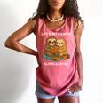 Life Is Better With Sloths And Books Cute Sloth Lover Comfort Colors Tank Top Watermelon