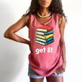 Get Lit With Books Comfort Colors Tank Top Watermelon Get Lit With Books Comfort Colors Tank Top Watermelon