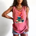 Octopus Reading Books Tea Coffee Comfort Colors Tank Top Watermelon