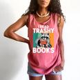 Raccoon Smutty Book Lover Spicy Romance Novels Women's Comfort Colors Tank Top Watermelon